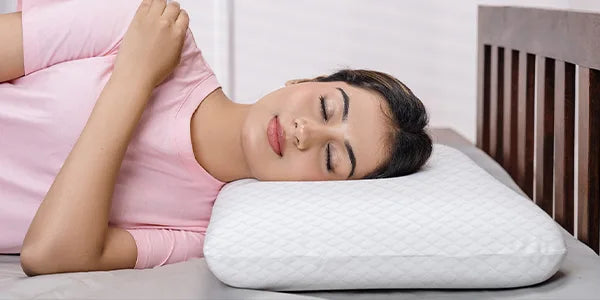 Sleeping on memory foam pillow discount