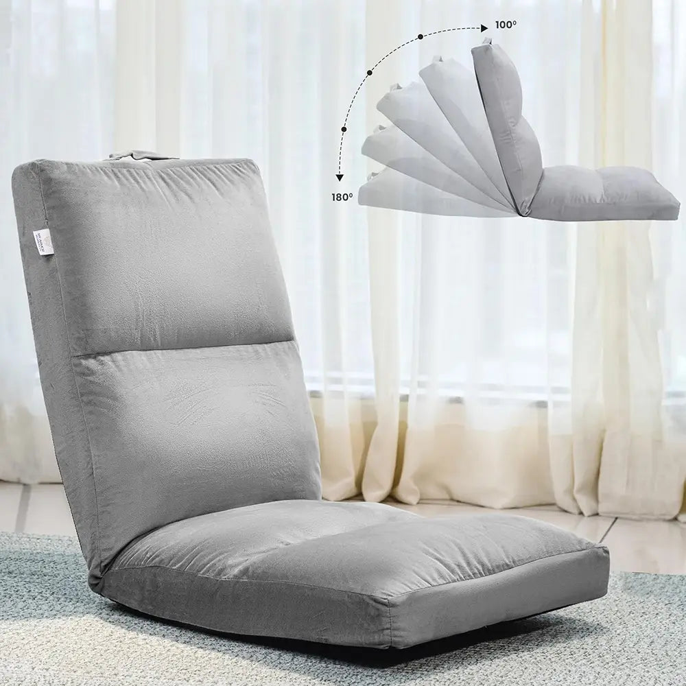 Grey floor chair sale