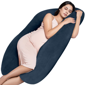 U Shaped Full Body Pregnancy/Maternity Pillow Velvet Cover