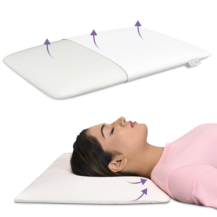Memory Foam Pillow - Ultra Thin, 2.5" Thickness
