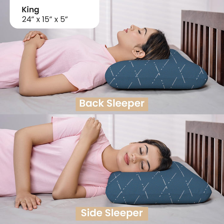 Memory Foam Pillow - King, 5" Thickness
