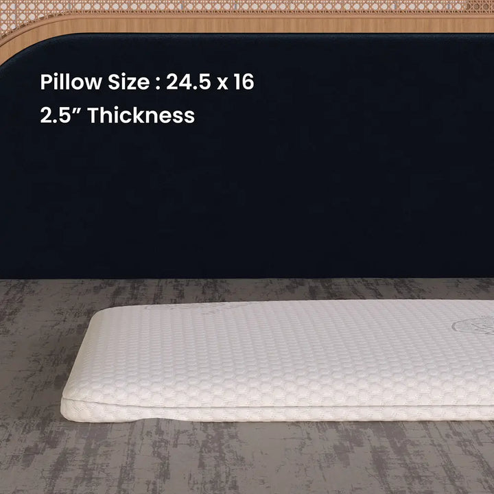 Memory Foam Pillow - Ultra Thin, 2.5" Thickness