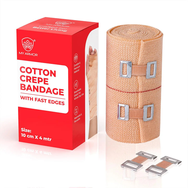 Cotton Crepe Bandage - 10cm X 4mt