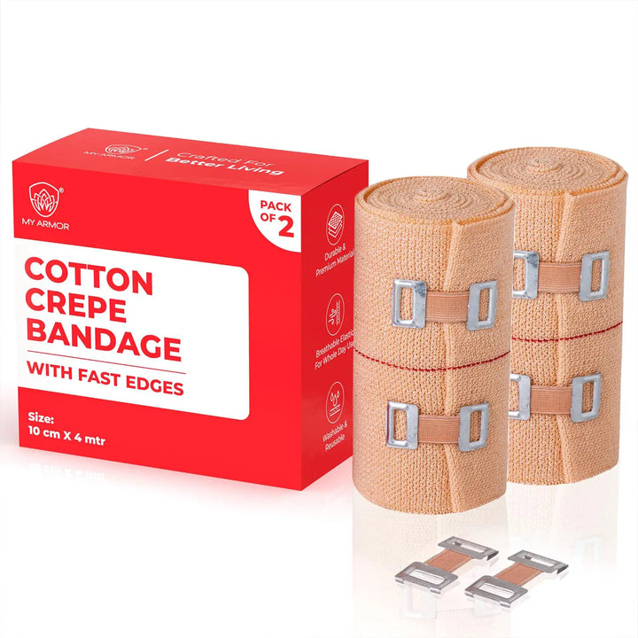 Cotton Crepe Bandage - 10cm X 4mt