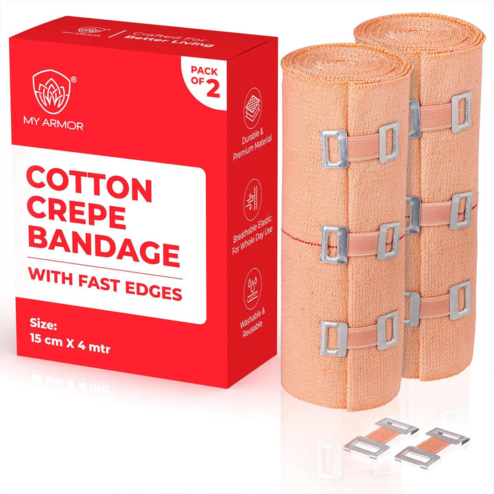 Cotton Crepe Bandage - 15cm X 4mt