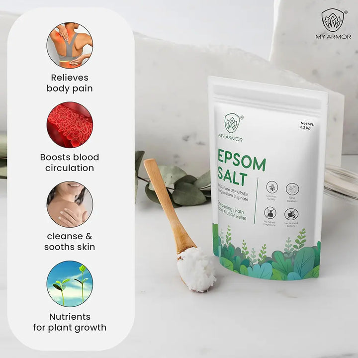 Epsom Salt, USP Grade Magnesium Sulphate for Plants & Bath