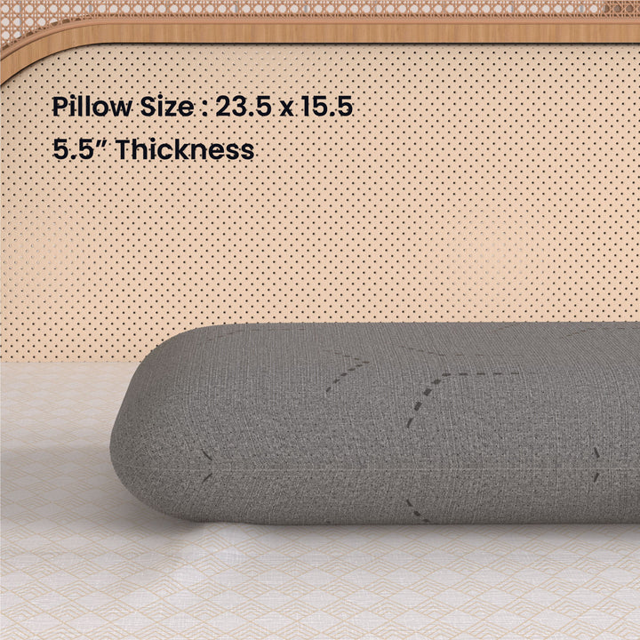 Memory Foam Pillow - King Extra Thick, 5.5" Thickness