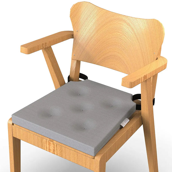 HR Foam Seat Cushion with Velcro Fitting for Chair, Soft & Supportive