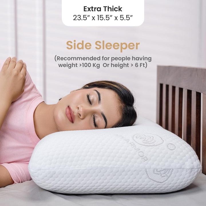 Memory Foam Pillow - King Extra Thick, 5.5" Thickness