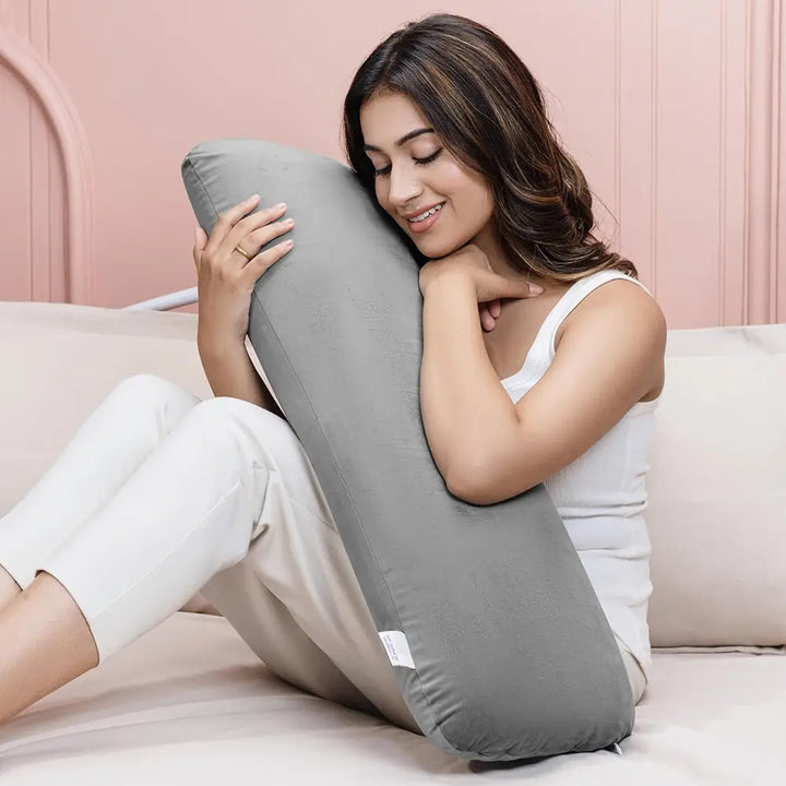 Memory Foam Half Body Pillow for Maternity & Cuddling