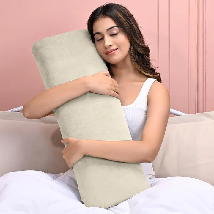 Memory Foam Half Body Pillow for Maternity & Cuddling