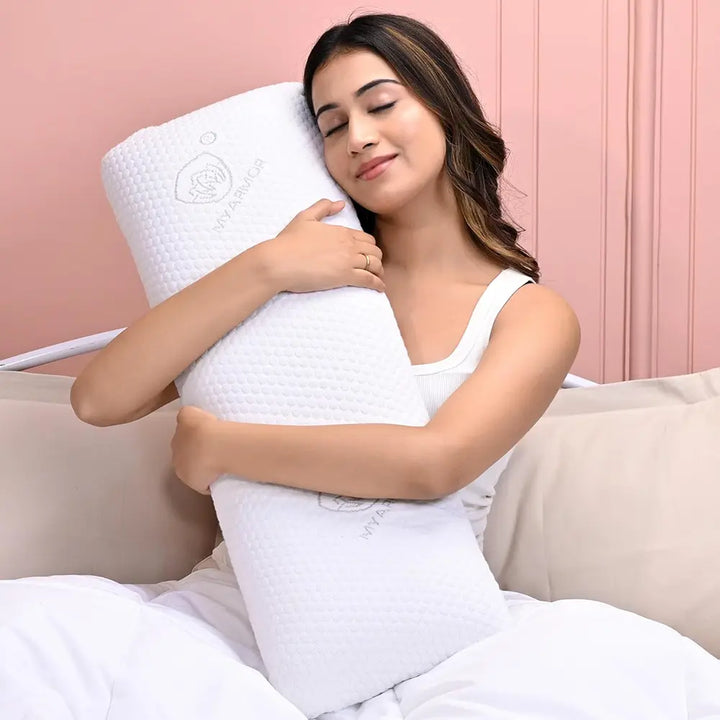 Memory Foam Half Body Pillow for Maternity & Cuddling