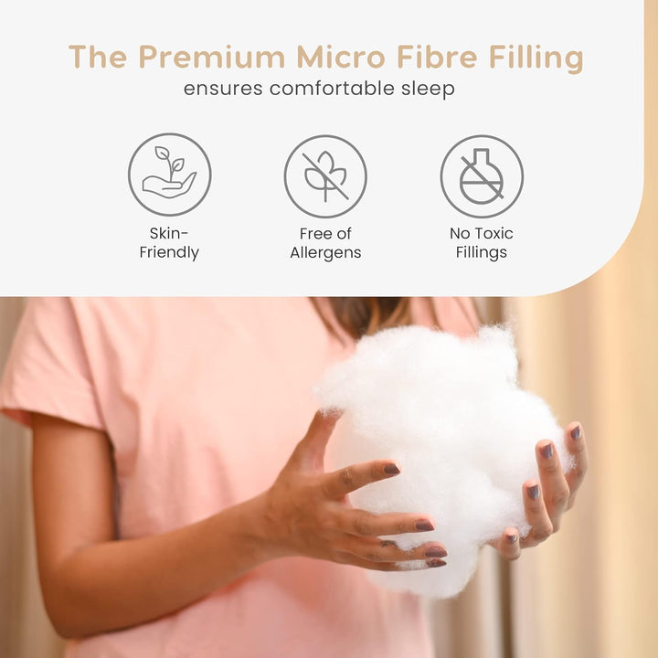 Height Adjustable Microfiber Pillows