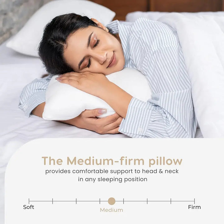 Microfiber Sleeping Pillow - Pack of 1, 26x17 Inches