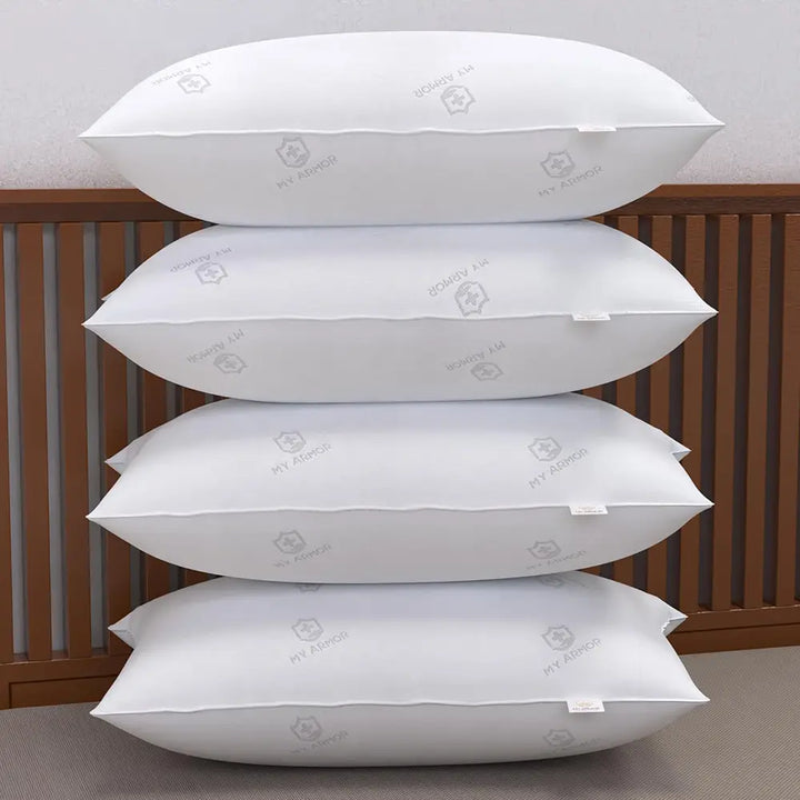 Microfiber Sleeping Pillow - Pack of 4, 26x17 Inches