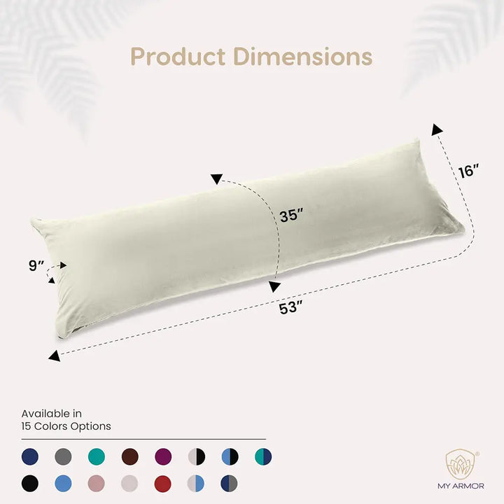 Microfiber Long Body Pillow for Pregnancy - Full Body