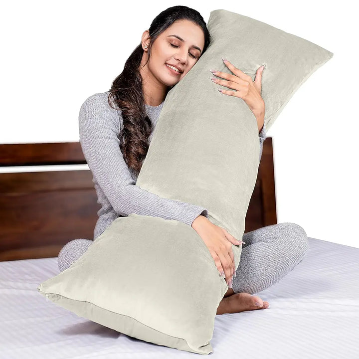 Microfiber Long Body Pillow for Pregnancy - Full Body