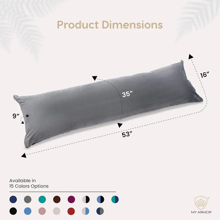 Microfiber Long Body Pillow for Pregnancy - Full Body