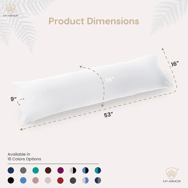 Microfiber Long Body Pillow for Pregnancy - Full Body