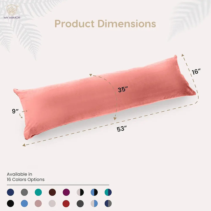 Microfiber Long Body Pillow for Pregnancy - Full Body