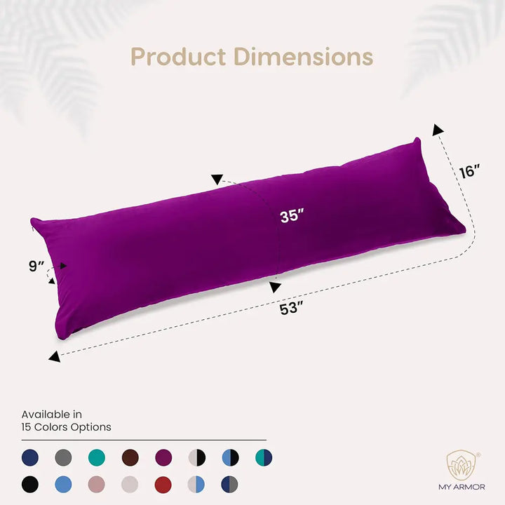 Microfiber Long Body Pillow for Pregnancy - Full Body