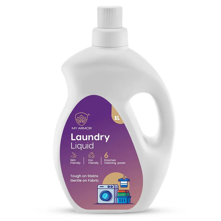 Plant-Based Laundry Liquid, Baby & Pet Safe, Non-Toxic