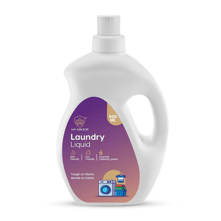 Plant-Based Laundry Liquid, Baby & Pet Safe, Non-Toxic