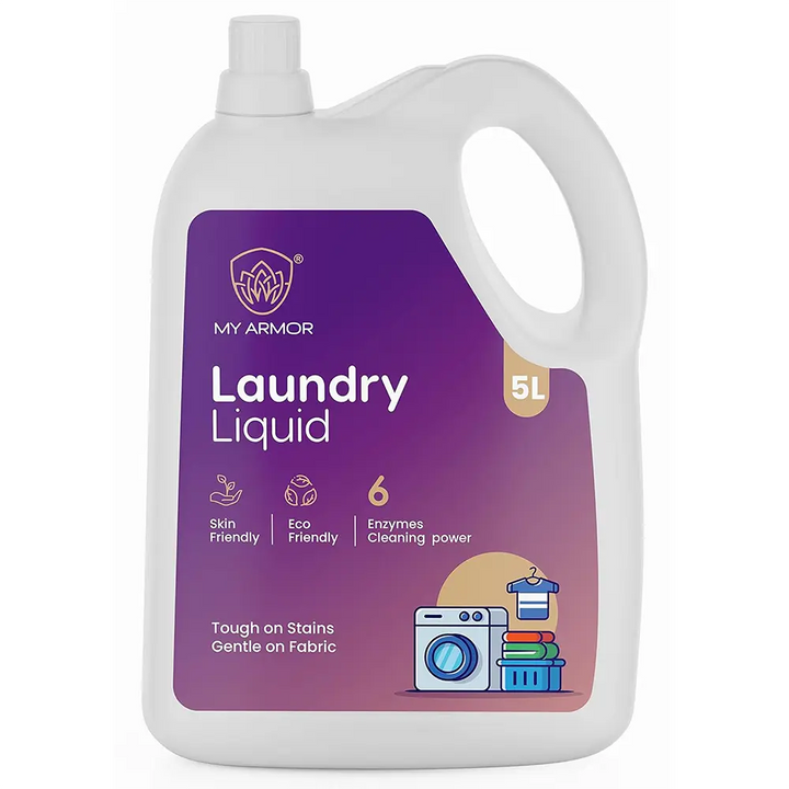 Plant-Based Laundry Liquid, Baby & Pet Safe, Non-Toxic