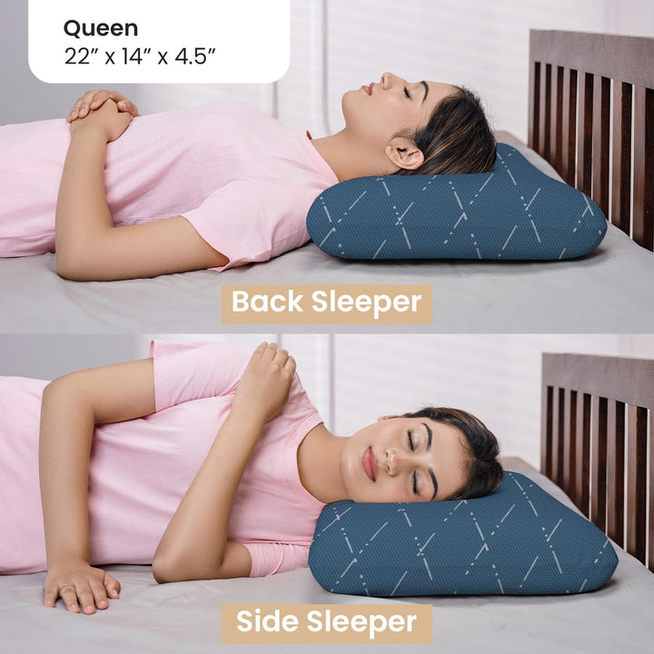 Memory Foam Pillow - Queen, 4.5" Thickness