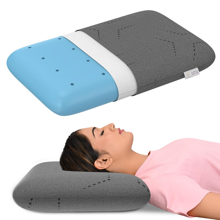 Memory Foam Pillow - Queen, 4.5" Thickness