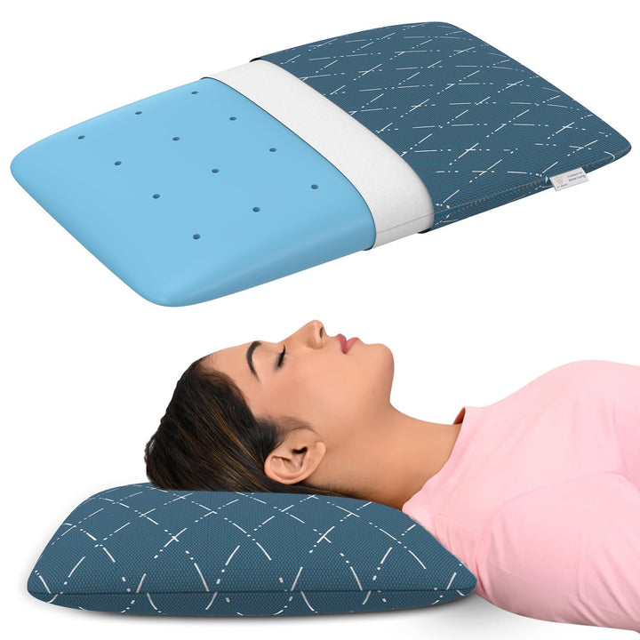 Memory Foam Pillow - Thin, 4" Thickness