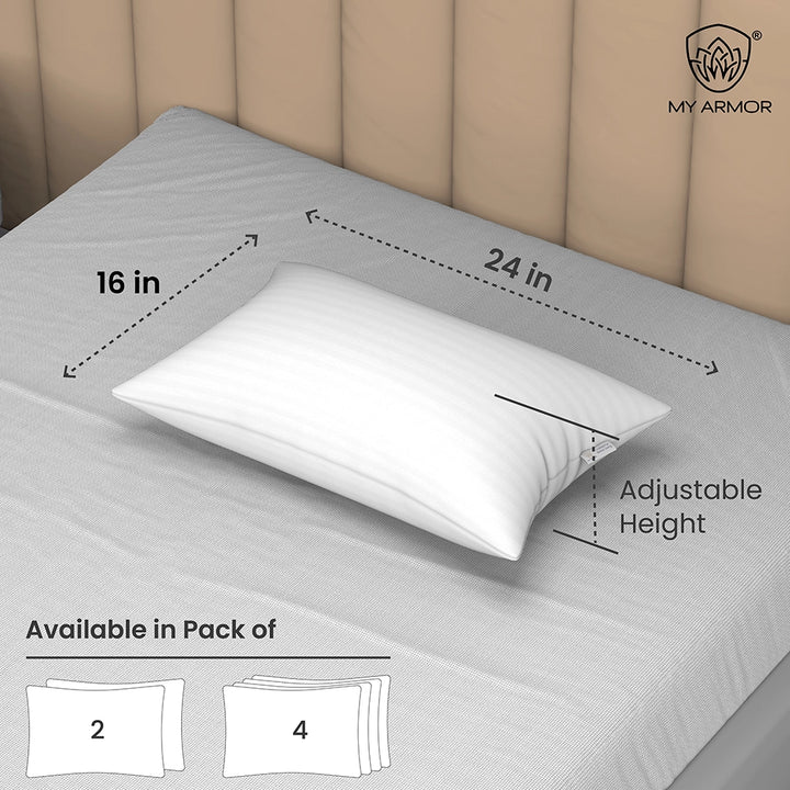 Height Adjustable Microfiber Pillows