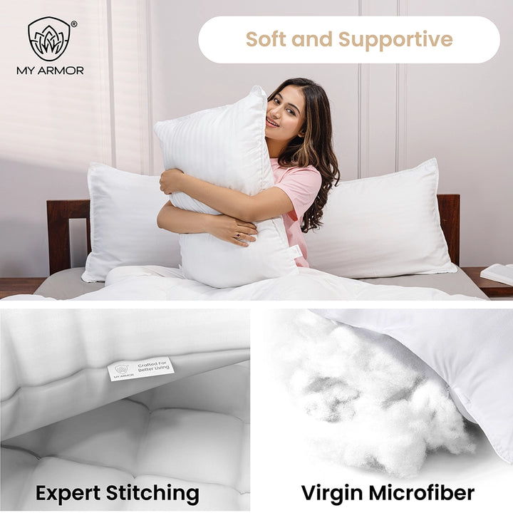 Height Adjustable Microfiber Pillows